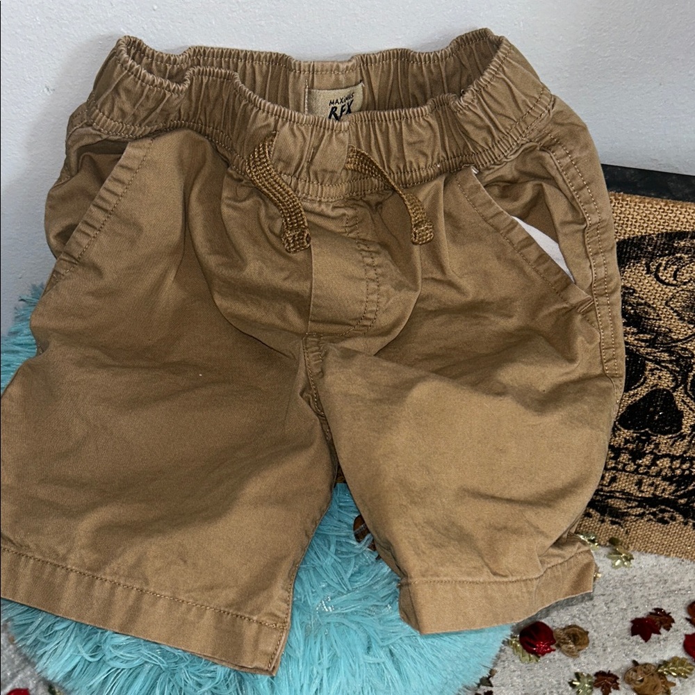 Rugged Tan Kids Shorts